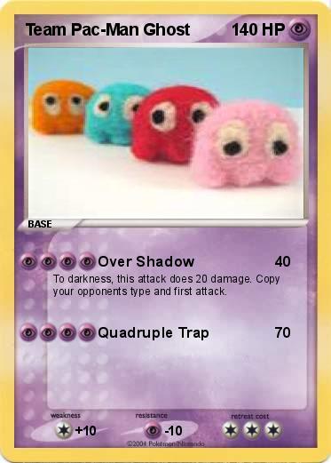 Pokemon Team Pac-Man Ghost