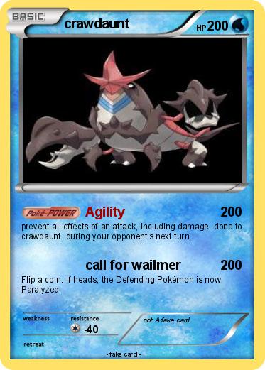 Pokemon crawdaunt