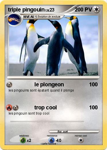 Pokemon triple pingouin