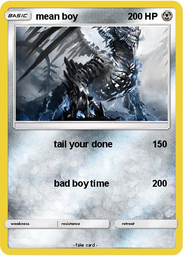 Pokemon mean boy