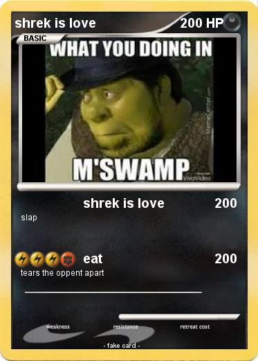 Pokemon shrek is love