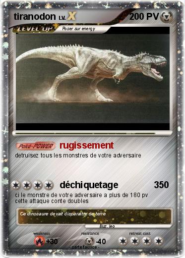 Pokemon tiranodon