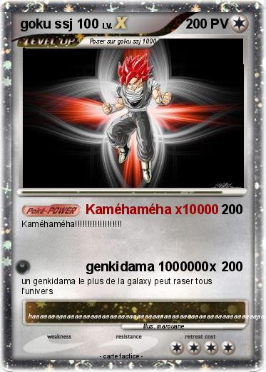 Pokemon goku ssj 100