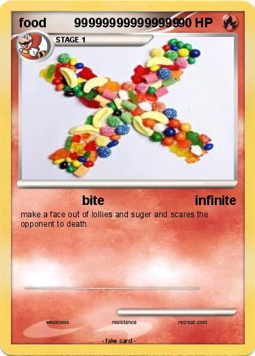 Pokemon food        999999999999999