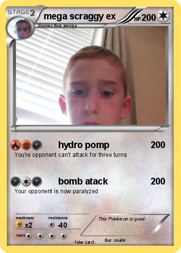 Pokemon mega scraggy ex