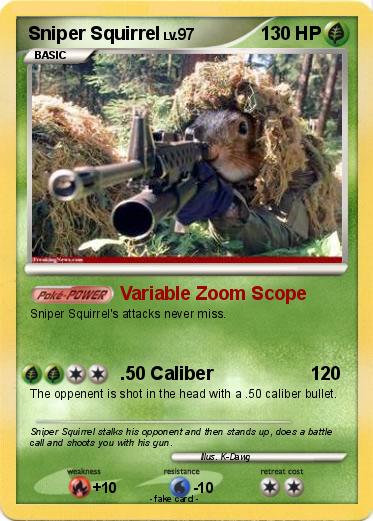 Pokemon Sniper Squirrel