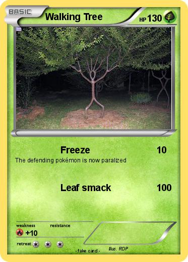 Pokemon Walking Tree
