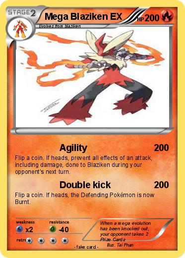 Pokemon Mega Blaziken EX