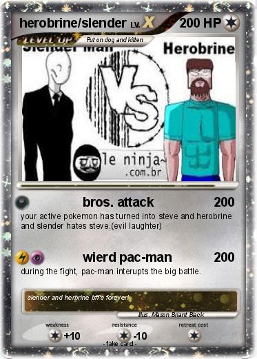 Pokemon herobrine/slender