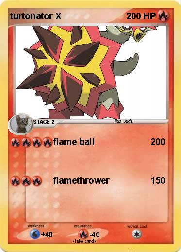 Pokemon turtonator X