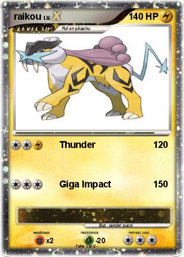 Pokemon raikou