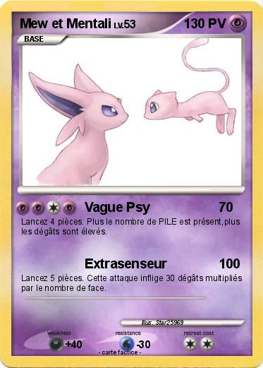Pokemon Mew et Mentali