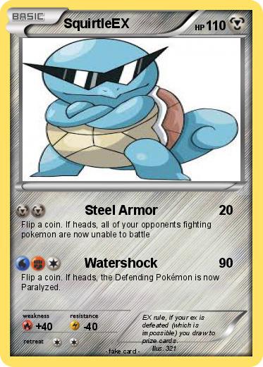 Pokemon SquirtleEX