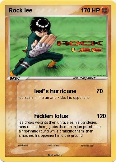 Pokemon Rock lee