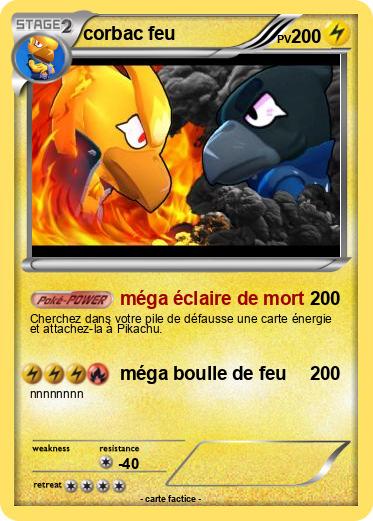 Pokemon corbac feu