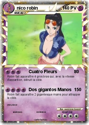 Pokemon nico robin
