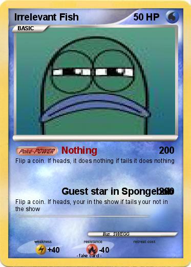 Pokemon Irrelevant Fish