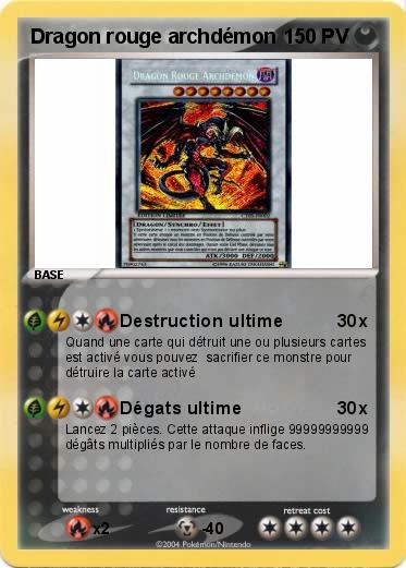 Pokemon Dragon rouge archdémon
