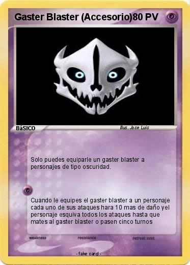 Pokemon Gaster Blaster (Accesorio)