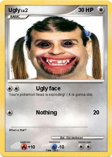 Pokémon Ugly 105 105 - Ugly face - My Pokemon Card