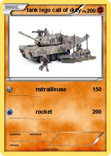 Pokemon tank lego call of duty