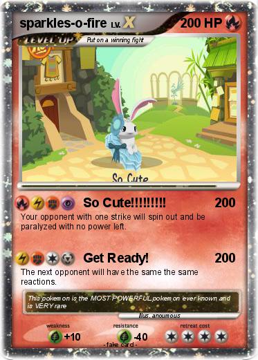 Pokemon sparkles-o-fire