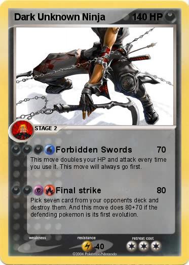 Pokemon Dark Unknown Ninja