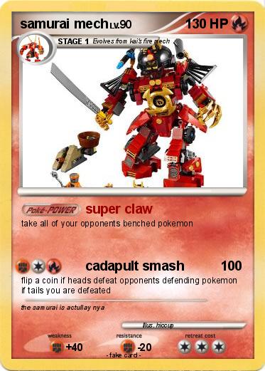 Pokemon samurai mech