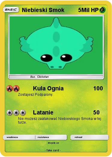 Pokemon Niebieski Smok
