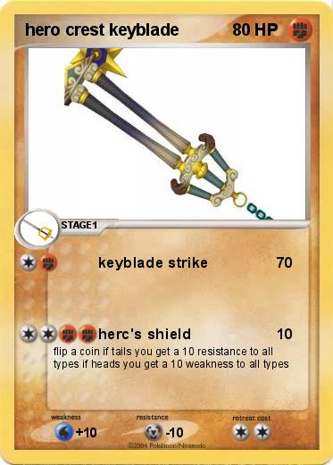 Pokemon hero crest keyblade