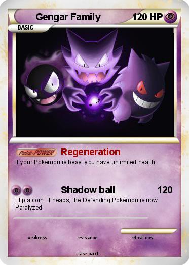 Pokemon Gengar Family