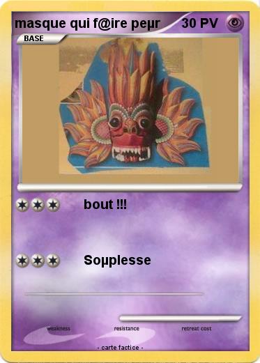Pokemon masque qui f@ire peµr