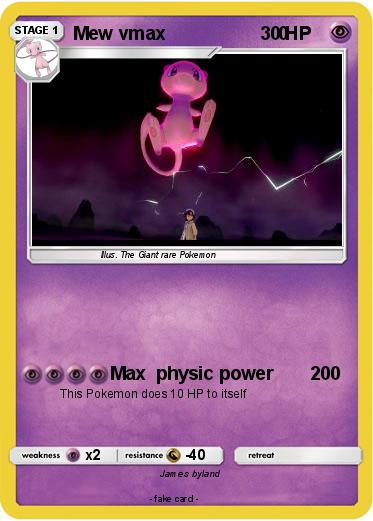 Pokemon Mew vmax                      0