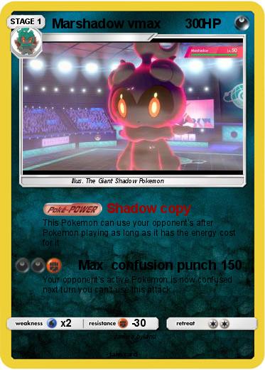 Pokemon Marshadow vmax          0