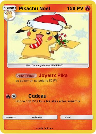 Pokemon Pikachu Noel