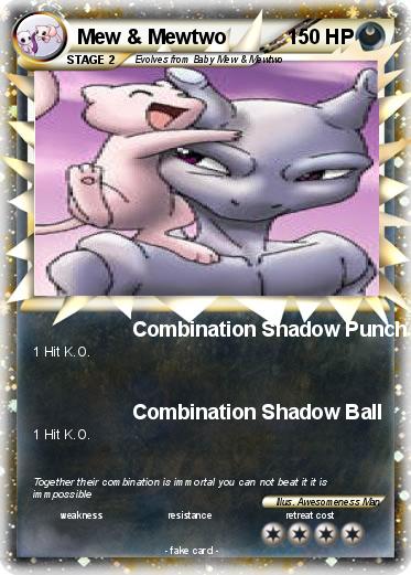 Pokemon Mew & Mewtwo