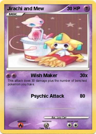 Pokemon Jirachi and Mew