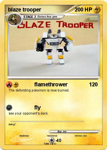 Pokemon blaze trooper