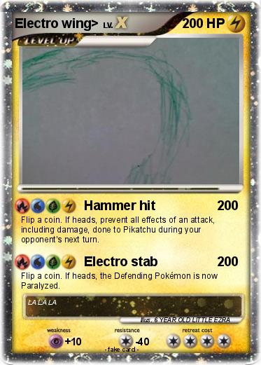 Pokemon Electro wing>