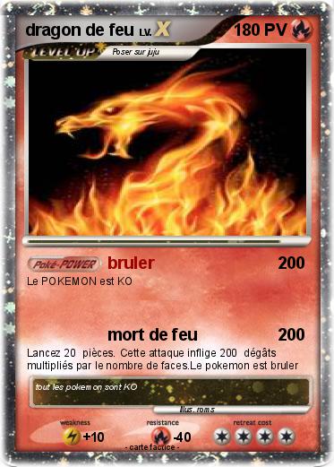 Pokemon dragon de feu