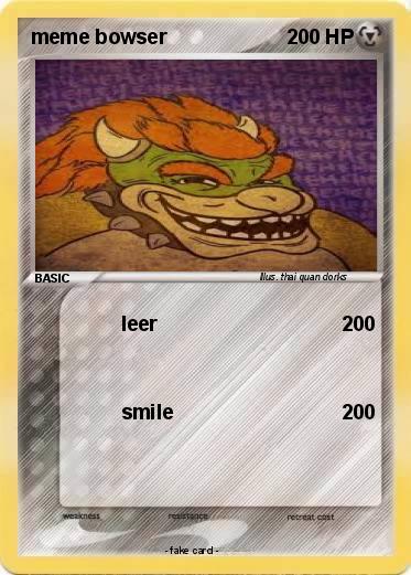 Pokemon meme bowser