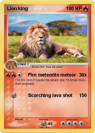 Pokemon Lion king