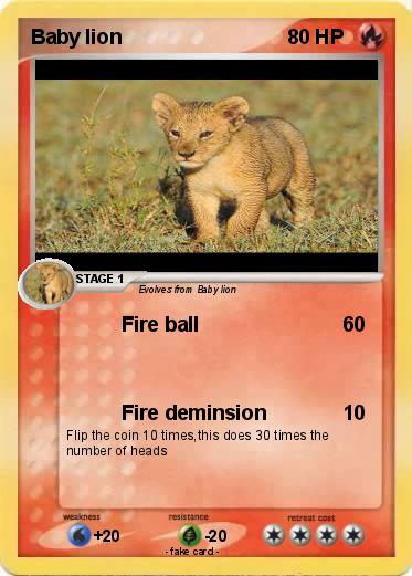 Pokemon Baby lion