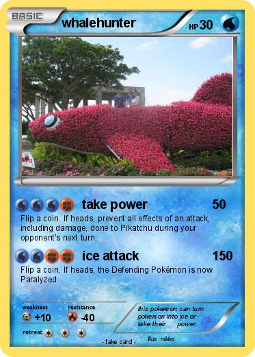Pokemon whalehunter