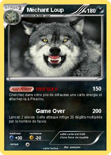 Pokemon Méchant Loup