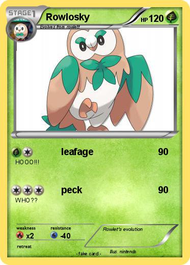 Pokemon Rowlosky
