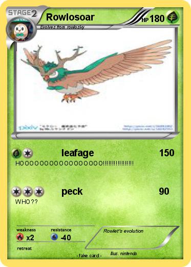 Pokemon Rowlosoar