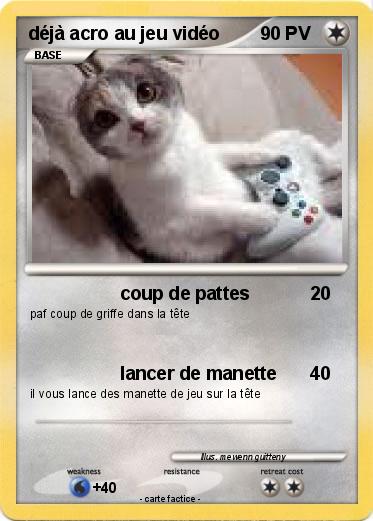 Pokemon déjà acro au jeu vidéo