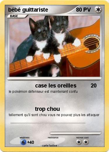Pokemon bébé guittariste