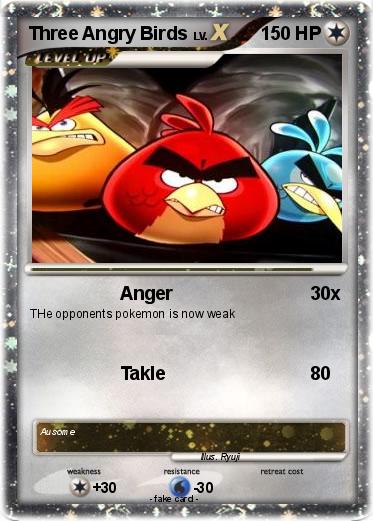 Pokemon Three Angry Birds